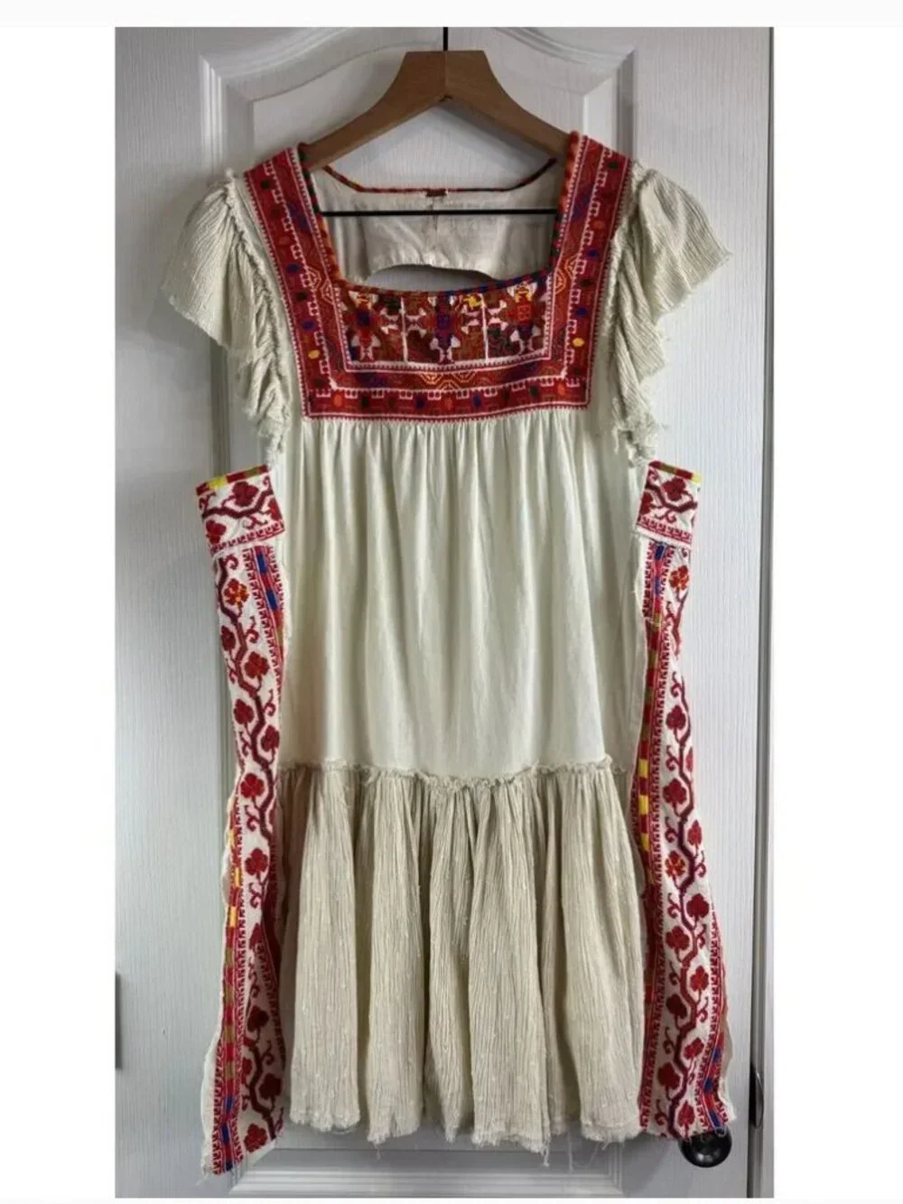 Free People Day Glow Tunic Dress Embroidered (small)